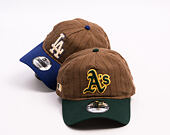 Kappe New Era × Three Looms - Chestnut Pinstripe 9TWENTY A-Frame - Oakland Athletics