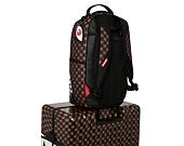 Tasche Sprayground - Sharks In Paris Wtf Bubble Brown Check Full-Size Luggage
