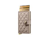 Geldbörse Secrid - Miniwallet Emboss Diamond Premium - Chalk