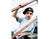 Baskenmütze New Era - MLB IMAGE DROP Retro Pin Beret - NY Yankees - Black
