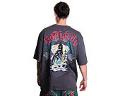 T-Shirt Ed Hardy - Mens Don Wolf Eagle Panther Relaxed T-Shirt - Charcoal