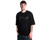 T-Shirt Ed Hardy - Mens Skull Flame Diamante Relaxed Tshirt - Black