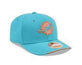 Kappe New Era - NFL 2026 Sideline 9SEVENTY Stretch-Snap - Miami Dolphins - Team Color