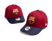 Kinder Kappe New Era - Contrast Stitch 9FORTY - Barcelona FC - Cardinal / Navy