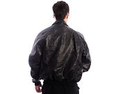 Jacke Karl Kani - Signature PU Leather Bomber Jacket - Black