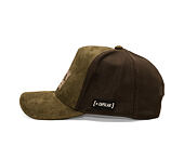 Kappe Capslab - Looney Tunes Trucker - Bugs Bunny Logo Peek Suede - Olive / Brown