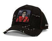 Kappe Capslab - Thriller Pop Legend Trucker - Distressed Black Denim