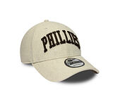 Kappe New Era - MLB Wordmark 9FORTY - Philadelphia Phillies - Stone
