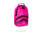 Rucksack Sprayground - Shark Central White Stencil Shark Pink Nylon Backpack