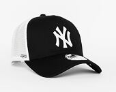 Kappe New Era - MLB Clean 9FORTY Trucker - NY Yankees - Black / White