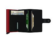 Geldbörse Secrid Miniwallet Matte Black & Red