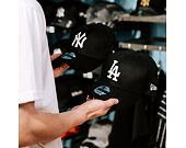 Kappe New Era League Essential - LA Dodgers - 9FORTY Black/White Strapback