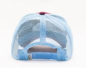 Kappe Von Dutch Boston Trucker Baumwoll-Twill Lila/Hellblau