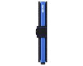 Geldbörse Miniwallet Secrid Matte Black & Blue