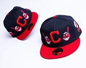 Kappe Adam Wave 59FIFTY MLB “Banned” Cleveland Indians Fitted