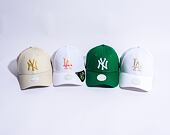 Damen Kappe New Era - MLB Metallic 9FORTY - NY Yankees - Stone / Gold