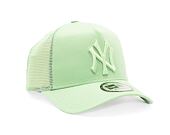 Kinder Kappe New Era 9FORTY Kids A-Frame Trucker MLB Tonal Mesh - NY Yankees - Bright Green
