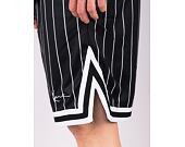Karl Kani Shorts - Small Signature Pinstripe Mesh Shorts - Schwarz/Weiß