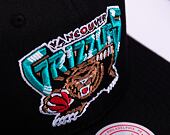 Kappe Mitchell & Ness NBA Conference Patch Snapback Hwc Vancouver Grizzlies Schwarz