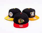 Kappe Mitchell & Ness - NHL Team 2 Tone 2.0 Snapback - Chicago Blackhawks - Black-Red