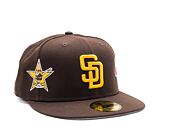Kappe New Era 59FIFTY MLB Coops Multi Patch San Diego Padres Team Color / Gold