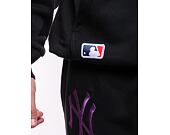 Pullover New Era League Essentials Oversized Hoody - NY Yankees - Black / Purple Nitro