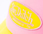 Kappe Von Dutch Trucker Tampa - Trucker Foam - Polyester Foam - Pink/Yellow