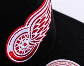 Kappe Mitchell & Ness NHL Top Spot Snapback Detroit Red Wings Black