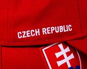 Kappe New Era 9FORTY National Team - Czech Republic Scarlet