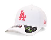 Kappe New Era 9FORTY MLB Repreve - LA Dodgers - White / Lava Red