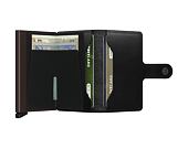 Geldbörse Secrid Miniwallet Original Black & Brown