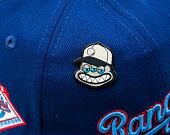 Kappe New Era 59FIFTY MLB Coops Pin Retro Crown Texas Rangers Cooperstown Team Color