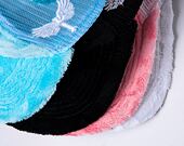 Kappe Reflection Luxury Fuzzy Trucker - Satin Black / White