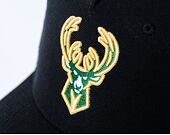 Kappe Mitchell & Ness - NBA Monogram Trucker Milwaukee Bucks Black