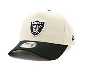 Kappe New Era - 9FORTY A-Frame Cream Patch - Las Vegas Raiders - Stone / Black