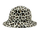 Damen Bucket Mütze New Era - Adventure Bucket Leopard - Stone / Black