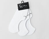 Socken Karl Kani Signature Invisible Socks 3 Pack white