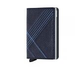 Geldbörse Secrid Slimwallet Stitch Linea - Navy