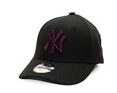 Kinder Kappe New Era - 9FORTY Kids MLB League Essential - NY Yankees - Black / Purple