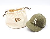 Kappe New Era - 9FIFTY Retro Crown Harris Tweed - Oakland Athletics - New Olive