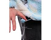 Jacke Karl Kani Metal Signature Ice Tiger Teddy Troyer black/off white/light grey