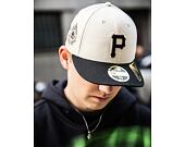 Kappe New Era - 59FIFTY Low Profile "Late Fall Vibes" - Pittsburgh Pirates - Cream / Black
