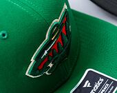 Kappe Fanatics - Minnesota Wild - A/CAP Str Mid Crn Adj Sqv Sbk - Dark Green