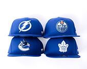 Kappe Fanatics - Edmonton Oilers - A/CAP Str Mid Crn Adj Sqv Sbk - Blue Cobalt