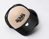 Kappe Von Dutch - Trucker Newark - Teddy/ Pu - Black/Cream