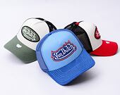 Kappe Von Dutch - Trucker Rockford - Cot Twill/ Suede - Blue/ Red
