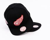 Kappe Mitchell & Ness - Conference Patch Snapback - Detroit Red Wings - Black