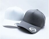 Kappe Yupoong 5-Panel Curved Classic Snapback white