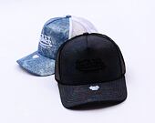 Kappe Von Dutch - Trucker Newark - Caps - Cot Twill Denim - Black