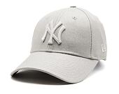 Damen Kappe New Era - MLB Metallic Denim 9FORTY - NY Yankees - Silver / White
